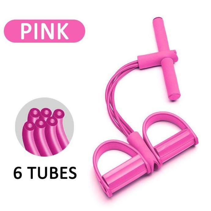 Alat Olahraga MySport 6 Tali untuk Yoga dan Pilates Tummy Trimmer AP98 di Rumah untuk Mengecilkan Ar