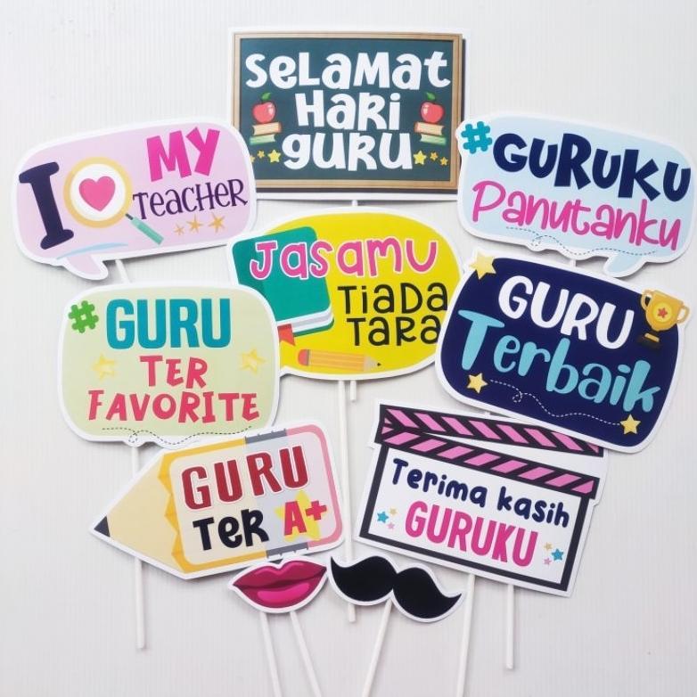 SELAMAT HARI GURU TEACHERS DAY PROPS PHOTOBOOTH AKSESORIS FOTO