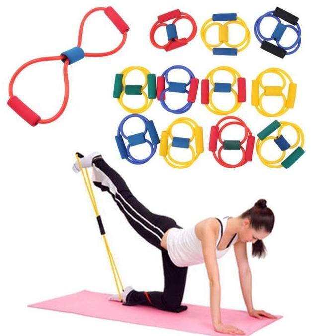 TALI STRETCHING YOGA FITNESS/ ALAT BANTU OLAHRAGA YOGA FITNES/ TALI KARET YOGA Busa Otot Pria