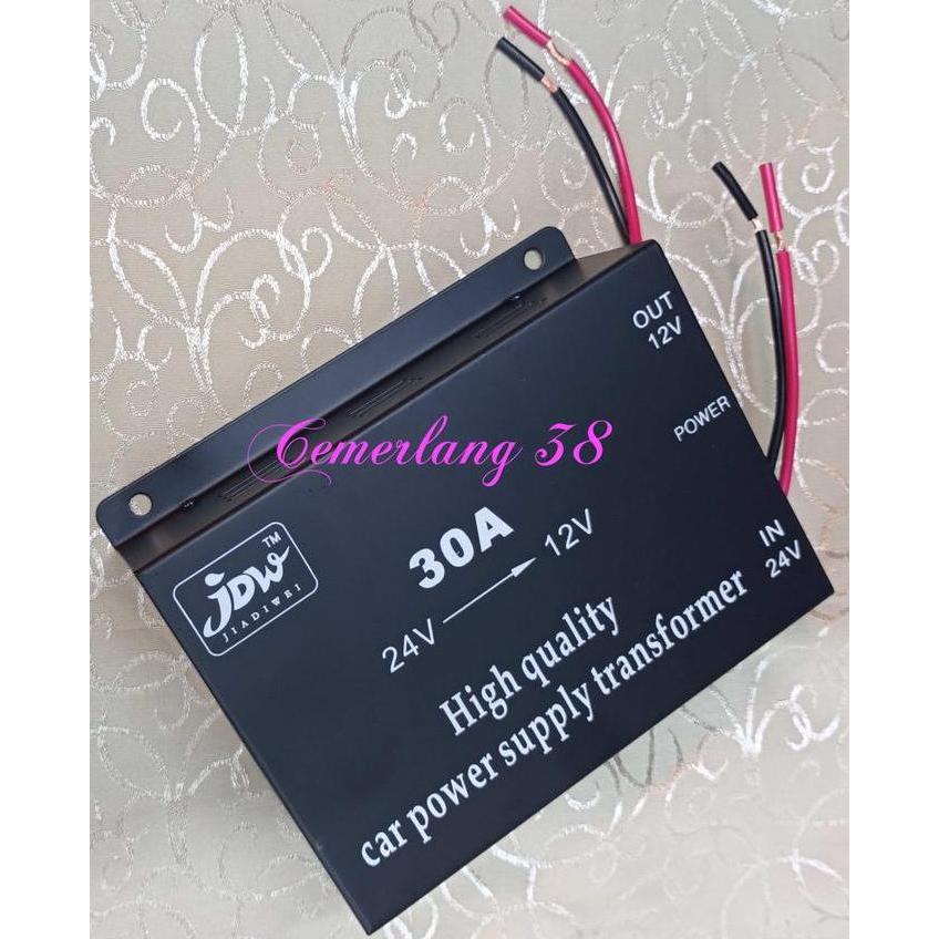 Step Down 30 A DC 24 V - 12 V Car Power Supply Transformer Converter