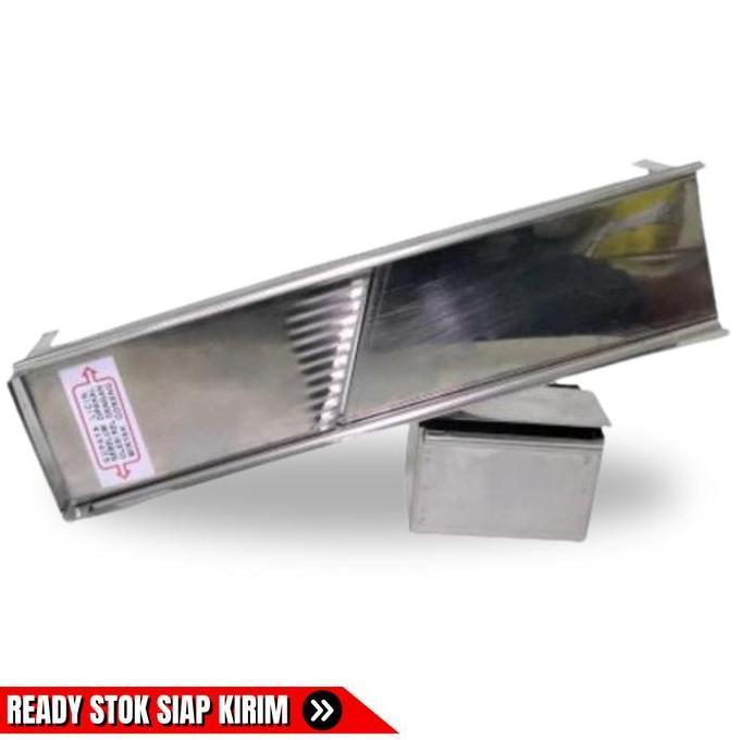 HOT SALE Parutan keripik kentang pasah gelombang stainless pemotong keripik kentang alat iris keripi