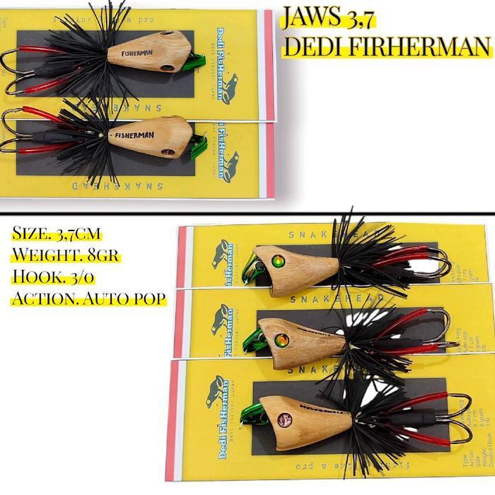 Jaws Dedi Fisherman 3,7. Umpan Casting Gabus. Umpan Pancing