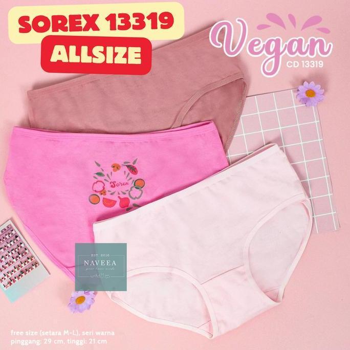 12pcs Celana Dalam Cd Anak Remaja Perempuan Sorex 13319 SuperSoft Lusinan - NVA0547