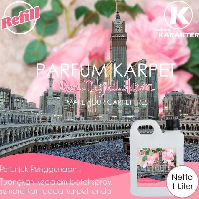 PARFUM KARPET AROMA MASJIDIL HARAM 1 LITER - PEWANGI KARPET & SAJADAH