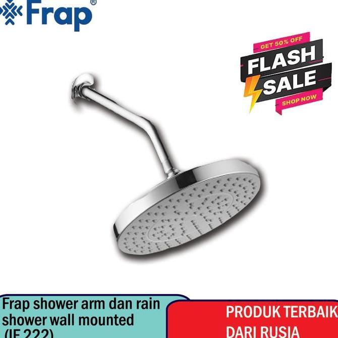 Promo Hot Promo Frap Shower Arm Dan Rainshower Wall - Mounted If 222