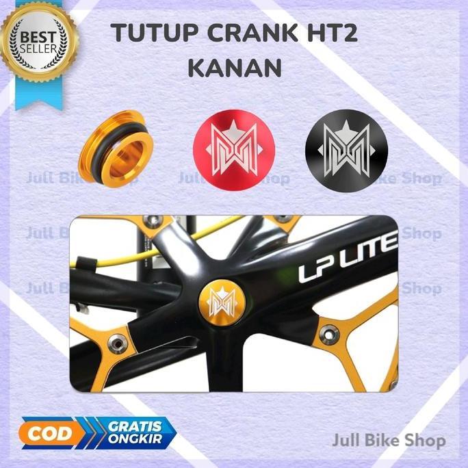 Promo Penutup crank HT2 MEROCA Litepro kanan alloy tutup hollowtech sepeda mtb HT 2 COD
