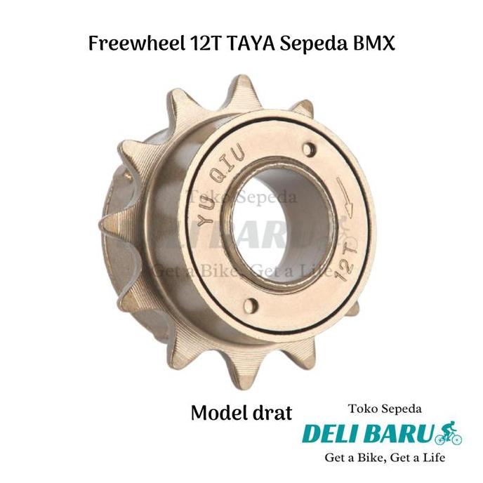 Promo TAYA Freewheel 12T gir belakang single speed gear 12 T sepeda BMX COD