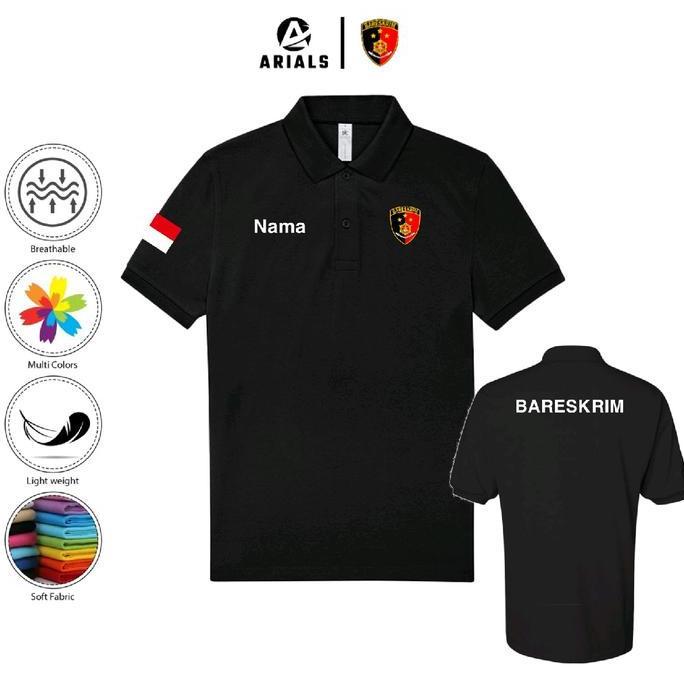Arials Polo shirt Baju Kaos Kerah Bareskrim Polri