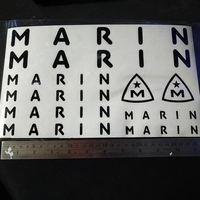 Promo Cutting Sticker Sepeda MTB MARIN 29cm Bahan Oracal COD