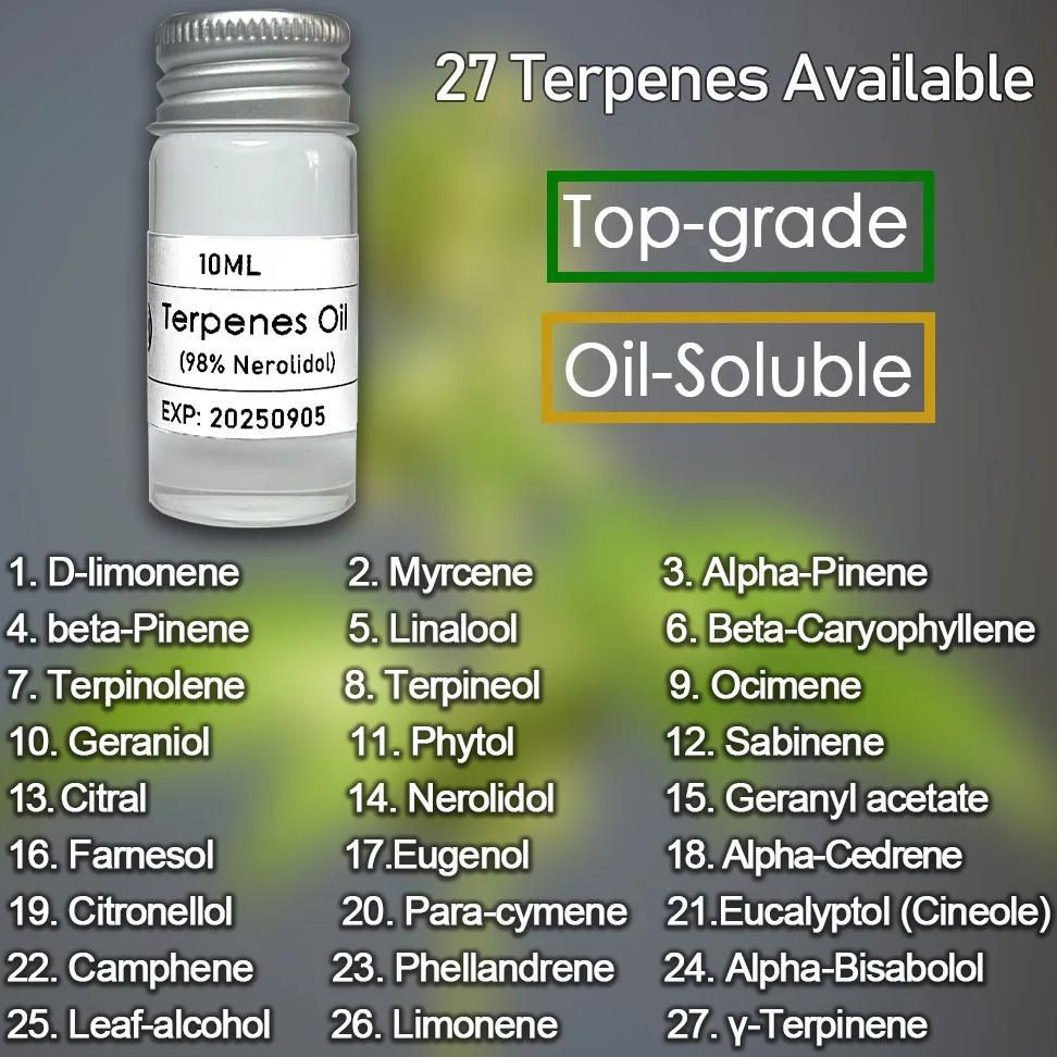 10-30ml Natural Terpenes essence oil raw flavor material to DIY different items for our body or skin