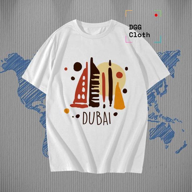KAOS SOUVENIR NEGARA DUBAI BANYAK MODEL, BAJU OLEH-OLEH DUBAI 68