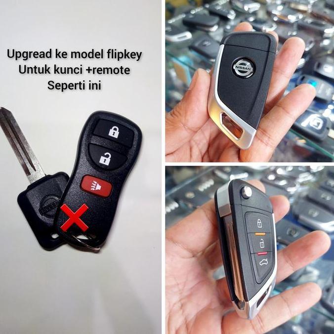 TERMURAH - flipkey kunci remote livina xv xgear hws ultimate tahun 2011-2017