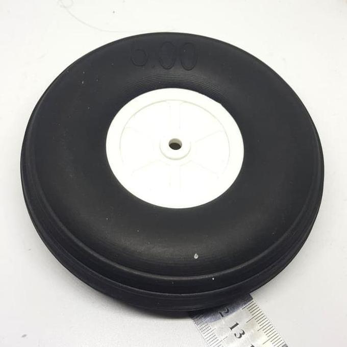 RODA PESAWAT RC PLANE RUBBER PU HOMEMADE DIAMETER 125MM KODE 911