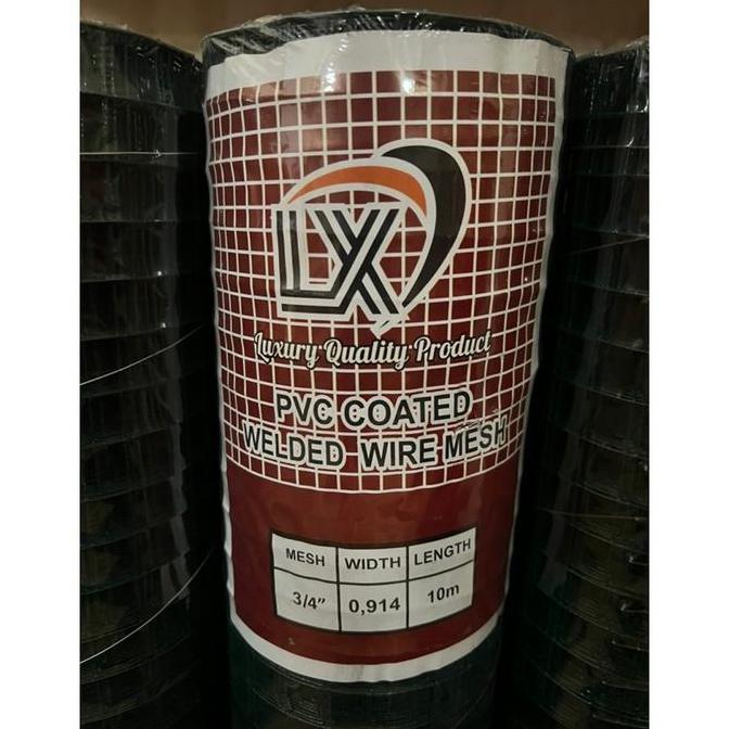 Prayer.Spray - Kawat Loket Pvc Hijau Roll 1 Meter Untuk Kandang Ayam & Burung