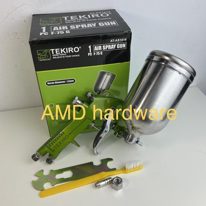 Sandar_Berto - Tekiro Japan Spray Gun F75 G Tabung Atas Spet Semprotan Cat Kompresor