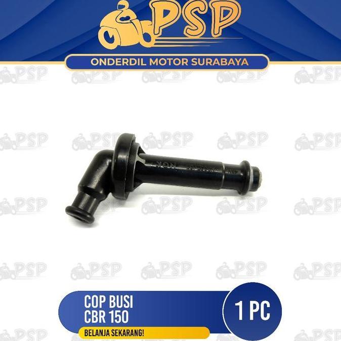 Promo Cop Busi CBR 150 - Cangklong Tutup Kop Cap Assy Noise Suppressor Kepala Busi Spark Plug Motor 