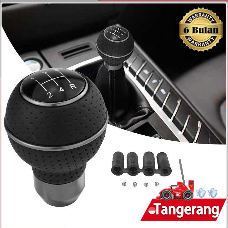Knob Persneling Knob Pemindah Gear Shift Tuas Mobil Manual Model Bulat 5 Speed Universal