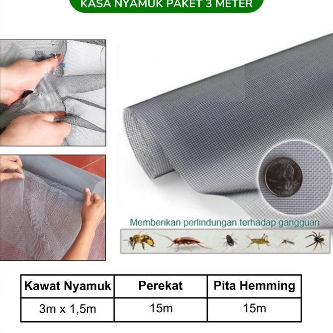 Kasa Anti Nyamuk Plastik HDPE Kelambu Ventilasi Udara Promo