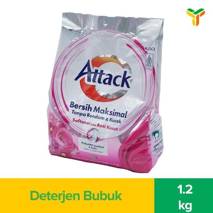 Attack Powder Deterjen Softener 1.2 Kg