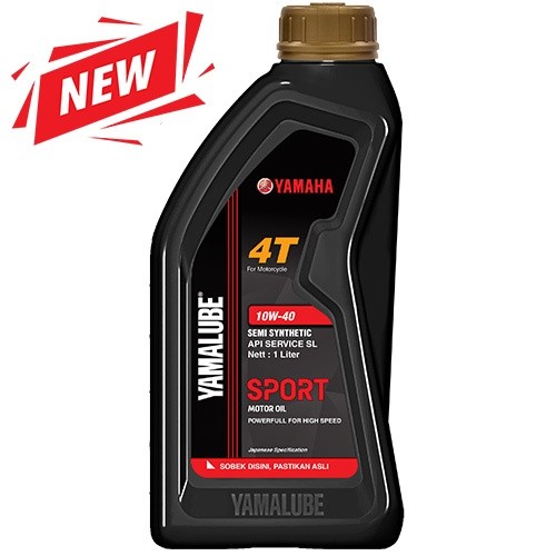 OLI YAMALUBE SPORT 1L (KEMASAN BARU) SAE 10W-40 OLI MOTOR SPORT 4T
