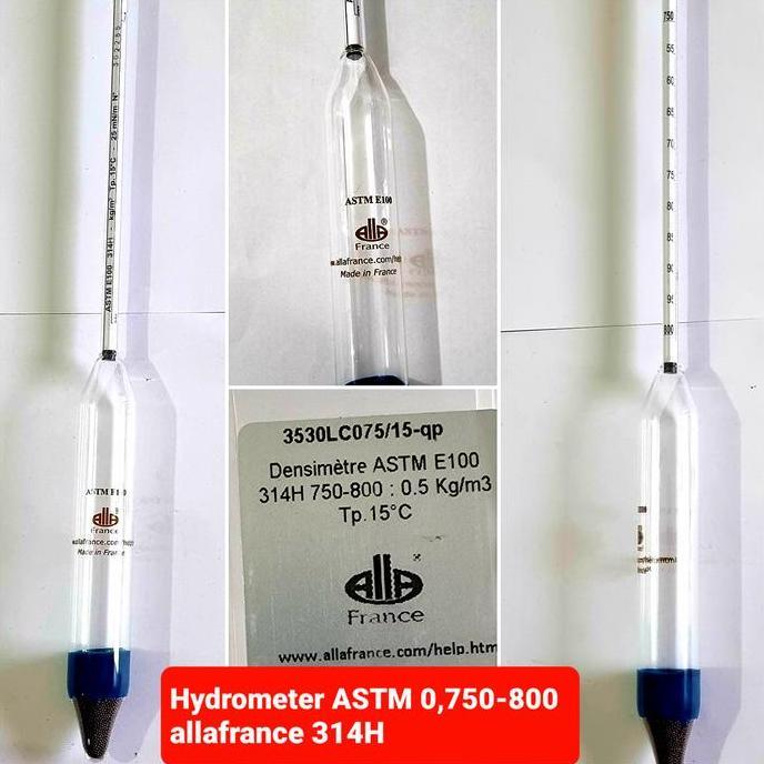 Hydrometer ASTM 750-800 allafrance 314H Hydrometer BBM BBM PX Turbo