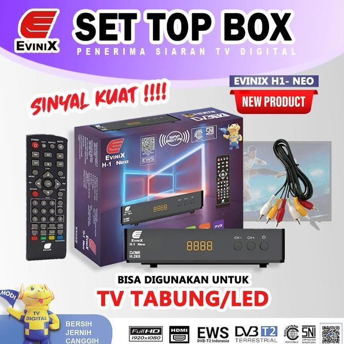 Set Top Box Tv Digital Support Wifi Bisa Untuk Tv Tabung Dan Led Resolusi Full Hd
