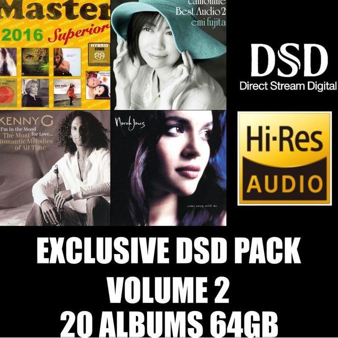 ALBUM FULL DSD VOLUME 2 : 64GB USB - 20 ALBUM