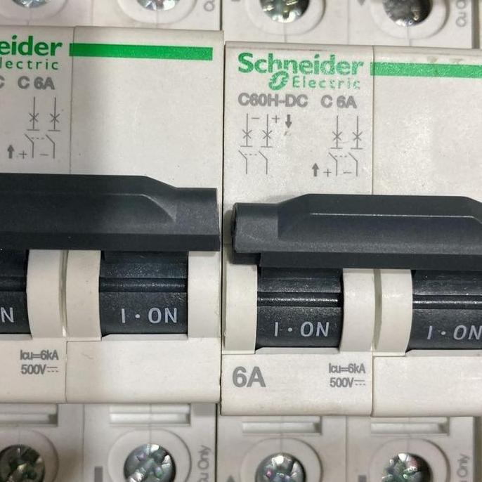 mcb schneider C60H-DC 2P 6A