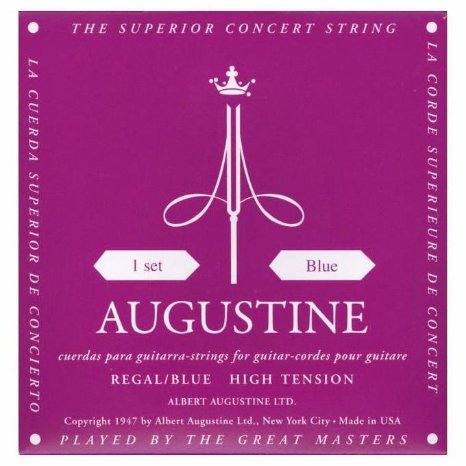 Augustine Regal Blue High Tension Senar Gitar Klasik Nylon Original senar  gitar
