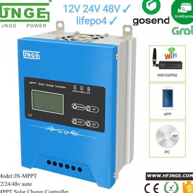 SCC MPPT 40A JNGE WiFi ready solar charge controller