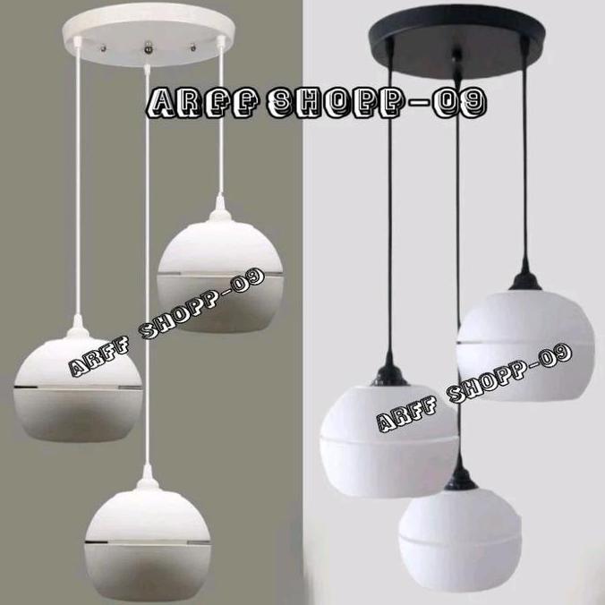 LAMPU HIAS LAMPU GANTUNG MINIMALIS PVC Besi