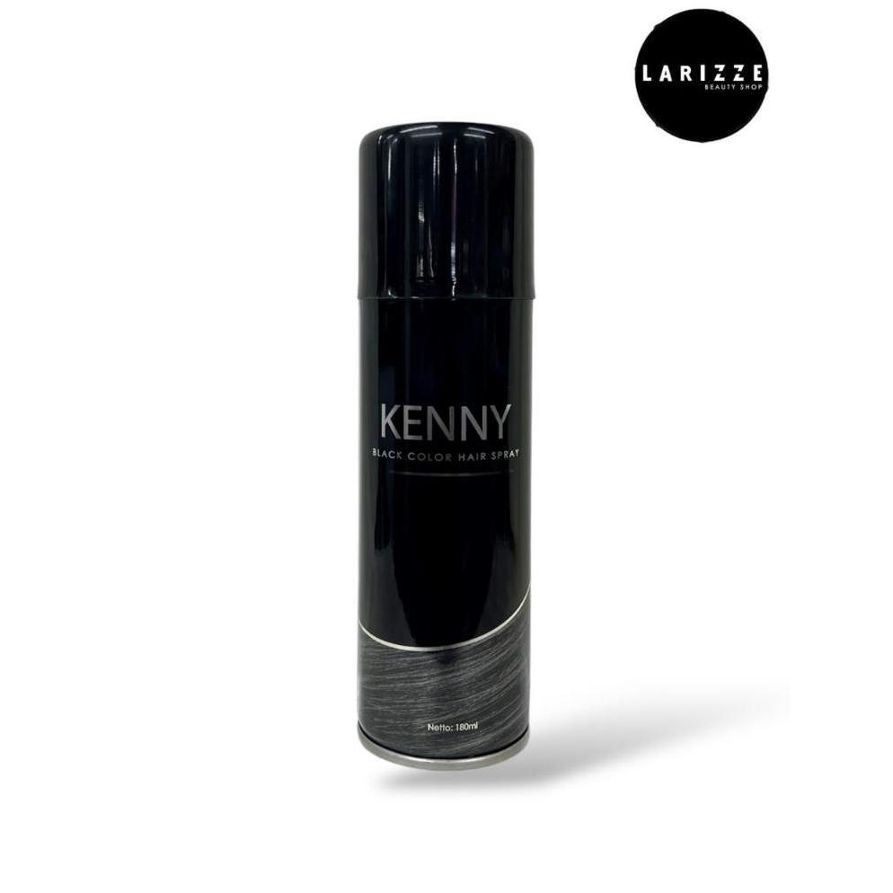 Kenny Hair Spray Color 180ml Hitam Sementara Termurah