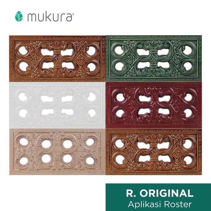 Roster Lubang Angin Keramik Mukura 20 x 40 cm