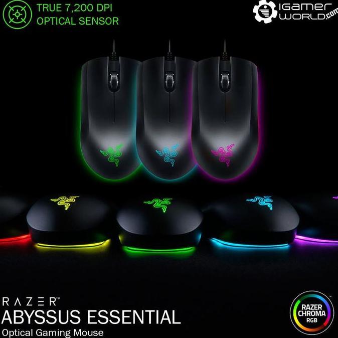 Razer Abyssus Essential Gaming Mouse Harga Khusus