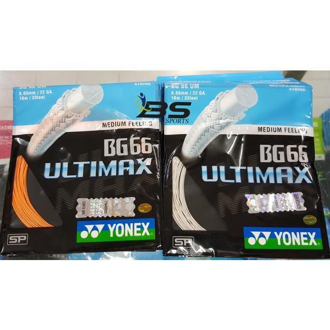 SENAR RAKET BADMINTON YONEX BG66 BG 66 ULTIMAX ORI ORIGINAL 100%