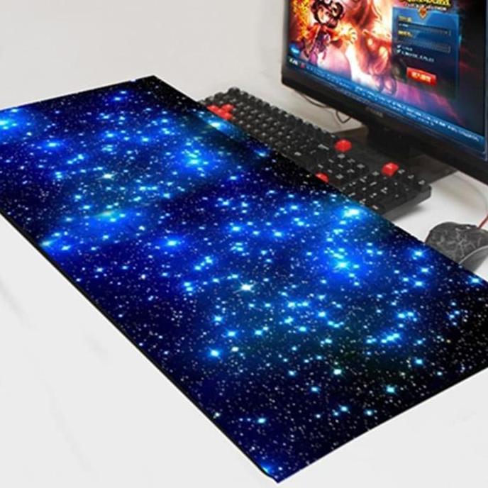 Gaming Mouse Pad Xl Mousepad Jumbo Motif Desktop Starlight 40X90Cm Diskon