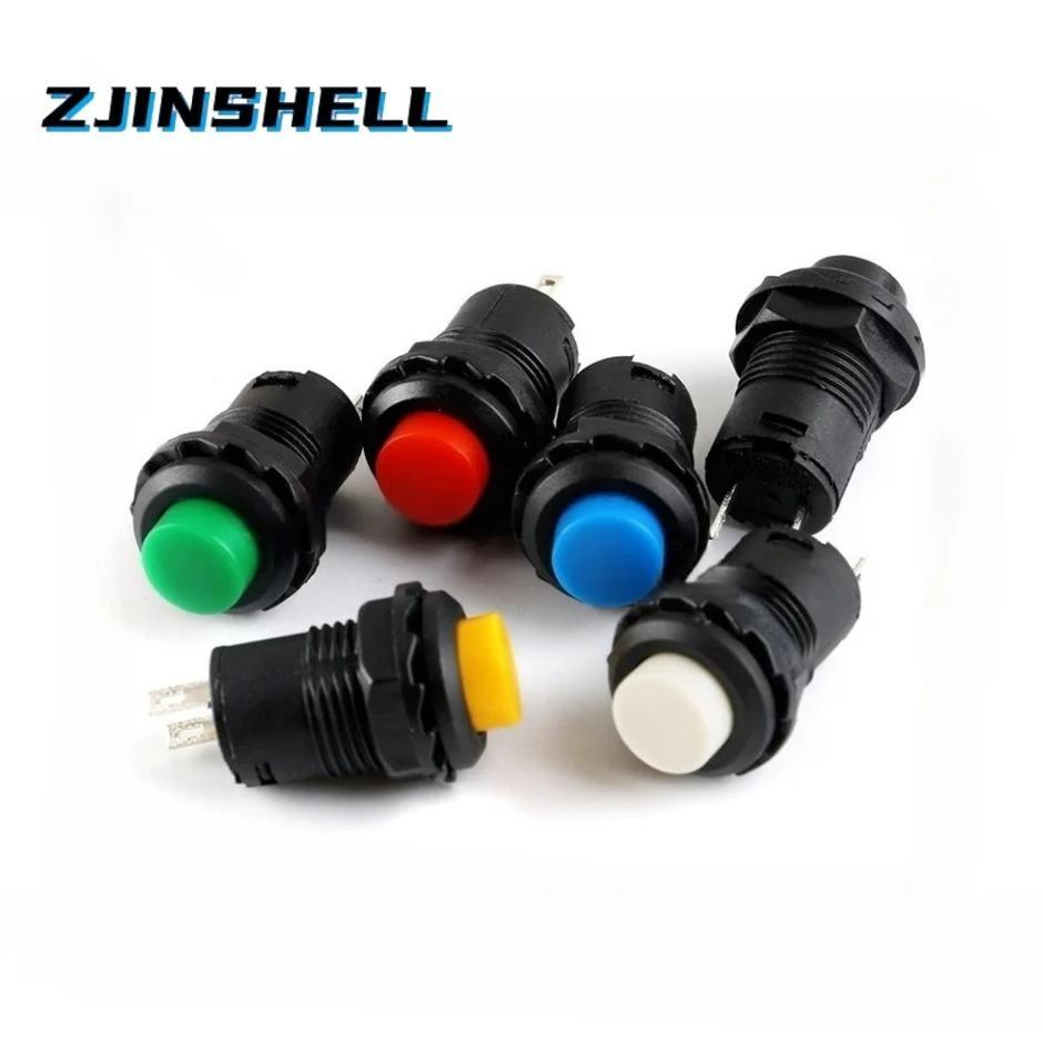 12mm Lock Latching OFF- ON Push Button Switch maintained fixed pushbutton switches Self-Lock button