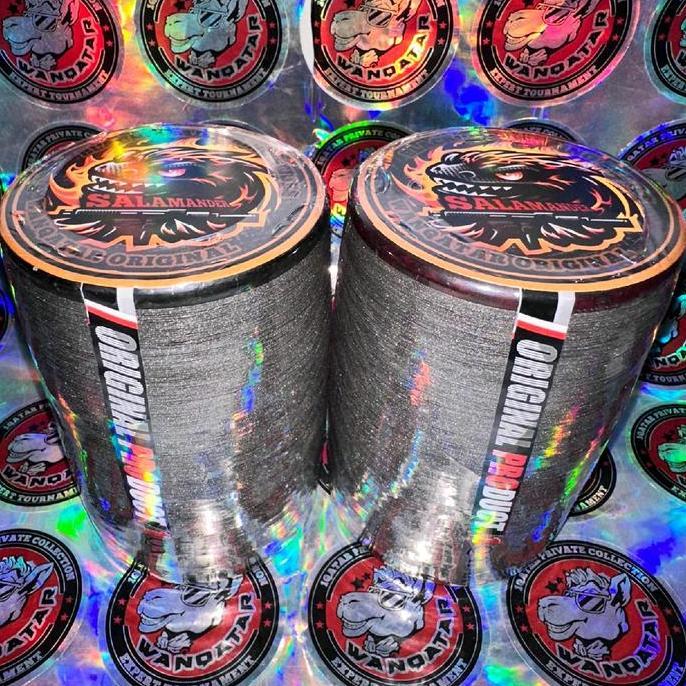 [EDISI BLACK CARBON 018] Gelasan Senar Mati MATOT 018 SALAMANDER BLACK CARBON 6000yard Sangat tajam 