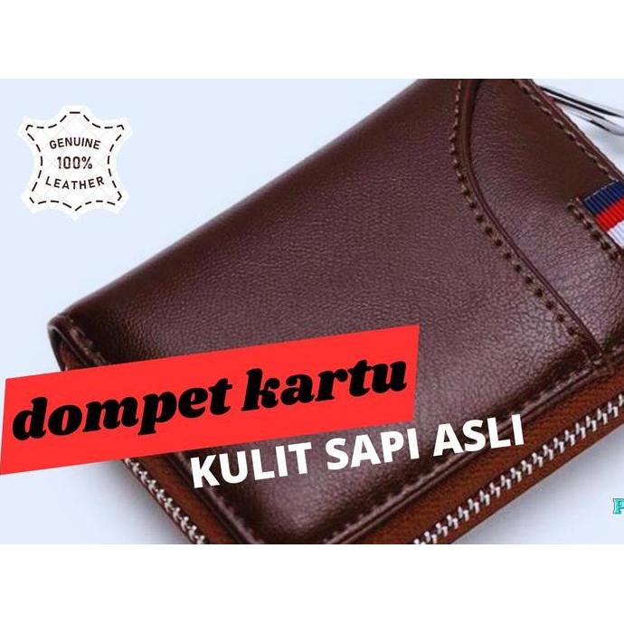 WL078 -  DOMPET KARTU KULIT RFID PROTECTION MINI PRIA WANITA WALLET PREMIUM TEMPAT ID CARD ATM KARTU