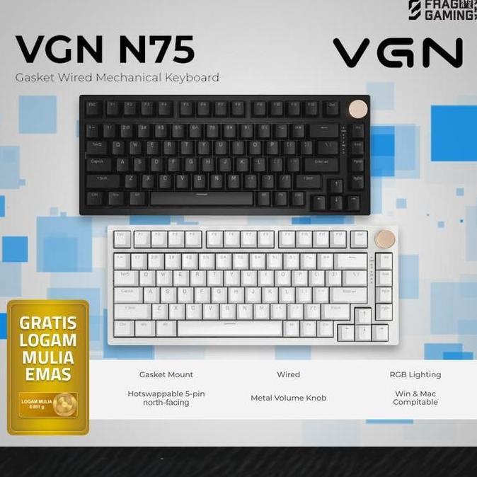 Vgn N75 Gaming Mechanical Keyboard 75% Vgnn75 N-75 Best Quality