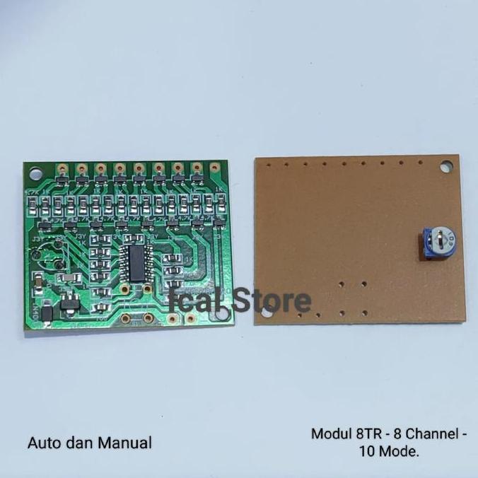 Modul Kit Led 8 Channel (8Tr) 10 Mode Kombinasi Auto Manual Restock