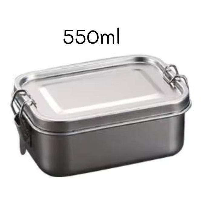 Stainless Steel Lunch Box Kotak Makan Bekal Stainless Wadah Makanan Bpa Free