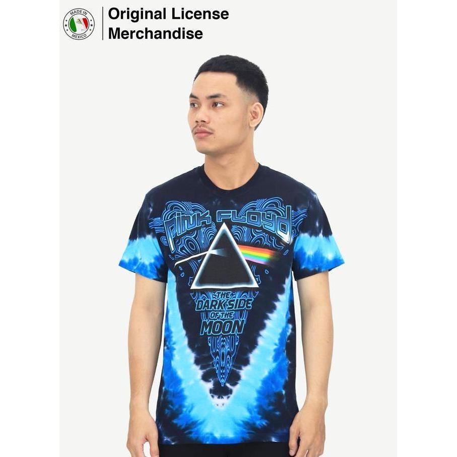 Kaos Baju Sablon Full Print Tie Dye PINK FLOYD Dark Side Of The Moon 2