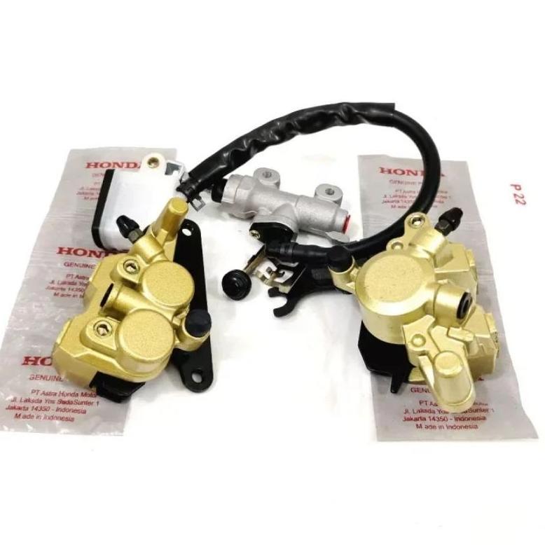 kaliper depan belakang+master rem belakang Supra x 125