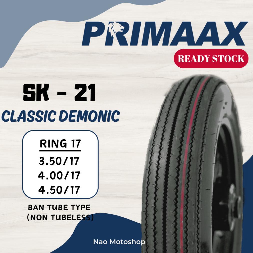 Ban Primaax SK-21 Classic Demonic Ring 17 Tube Type (Non Tubeless) | Ban Caferacer Japstyle