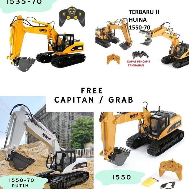 Rc Alat Berat Huina 1550 1535 153570 155070 Excavator Shovel