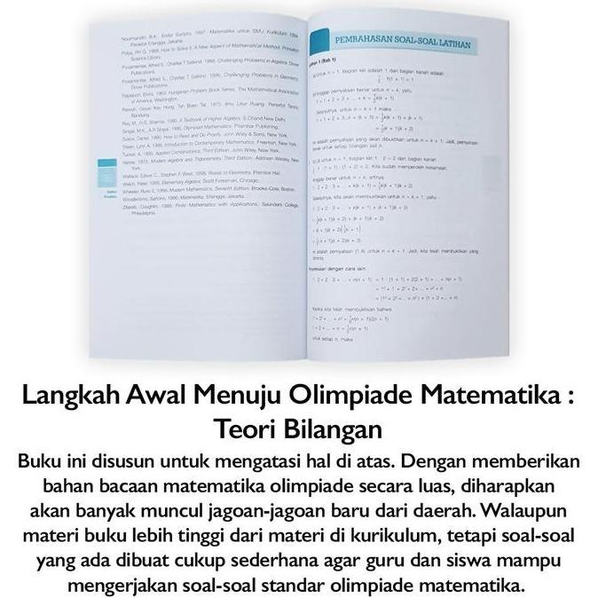 Buku Langkah Awal Menuju Olimpiade Matematika SMA Wono Setya Erlangga