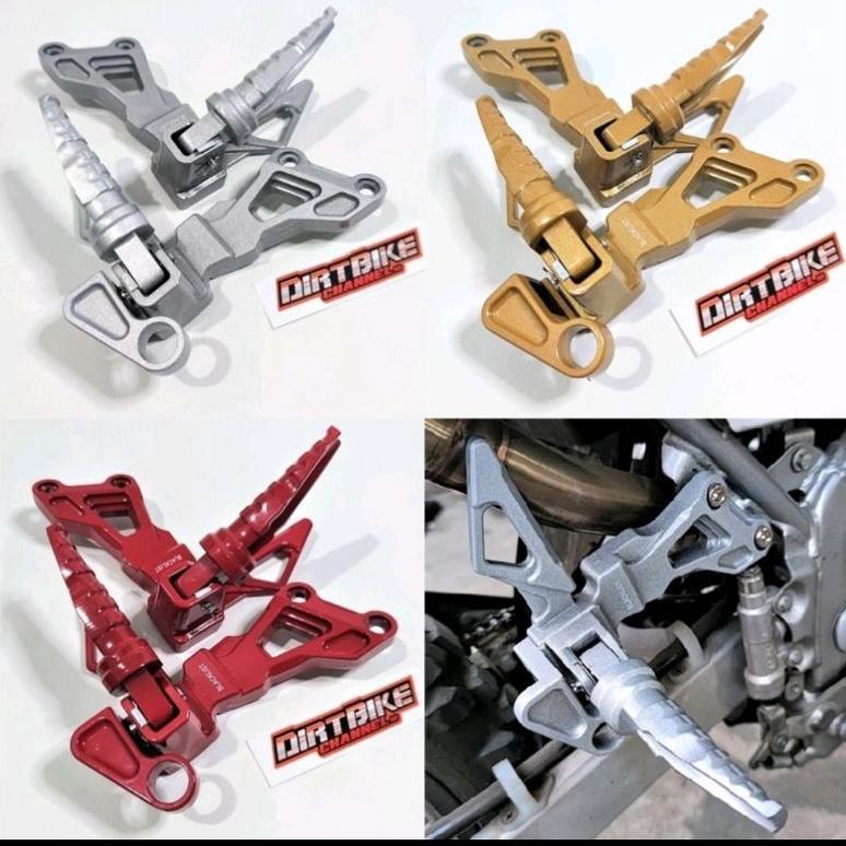 Footstep belakang klx 150 supermoto  / pedal klx belakang / pijakan kaki klx belakang