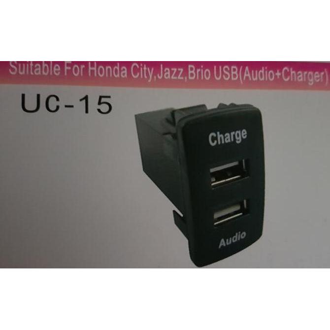 COLOKAN KABEL USB AUDIO CHARGER UNTUK MOBIL HONDA CITY HRV JAZZ BRIO KODE 250