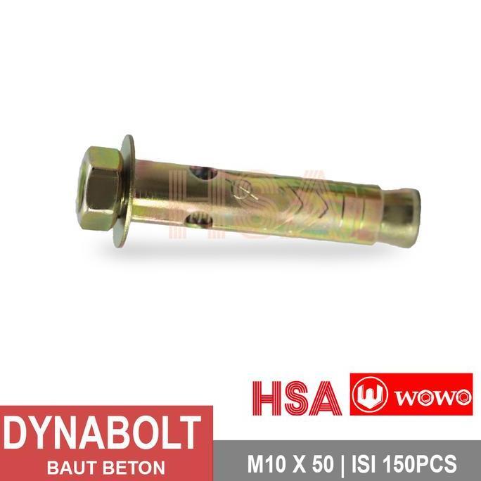 Baut Beton / Dynabolt Wowo M10 X 50 | Isi 150/Ktk